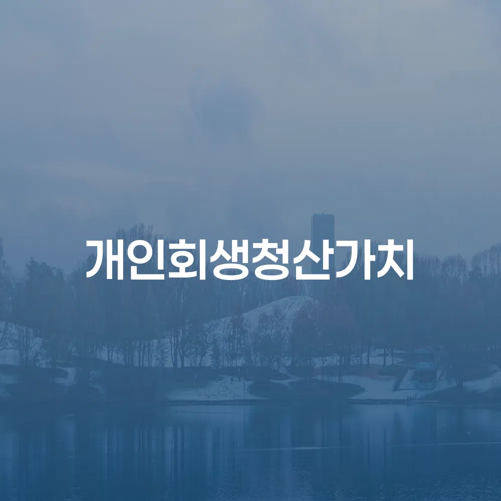 개인회생 청산가치와 실제 사례로 알아보는 채무 해결의 방법