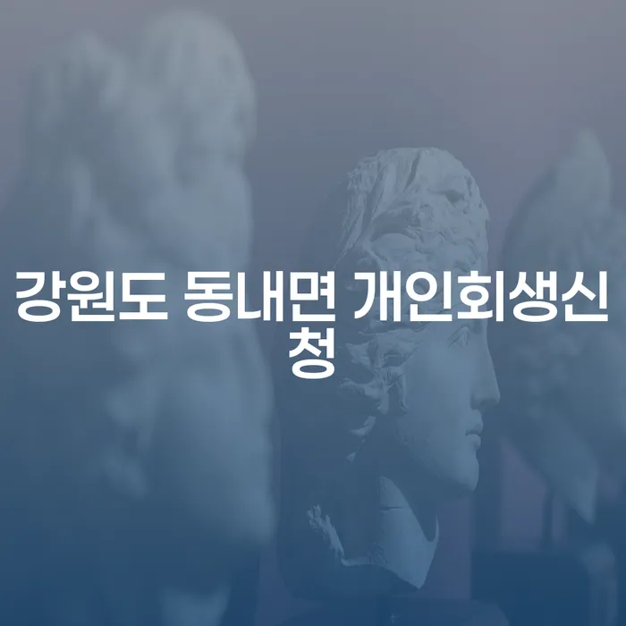 강원도 동내면 개인회생신청, 나의 재정위기 해결책은?